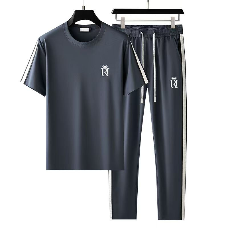 Thumbnail: Summer Men's Casual Sportswear Set, Summer Fashion 2-Piece co ord set With Short