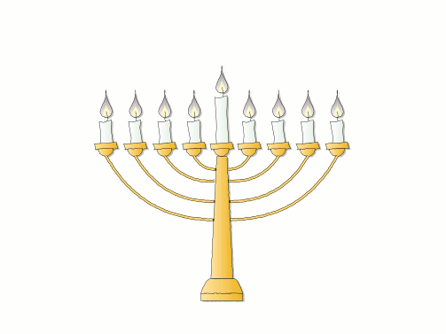 hanukkah menorah lit.gif