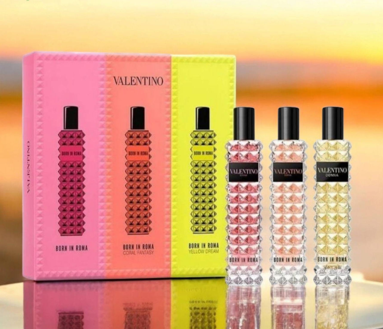 Valentino 3 piece 0.5 oz each