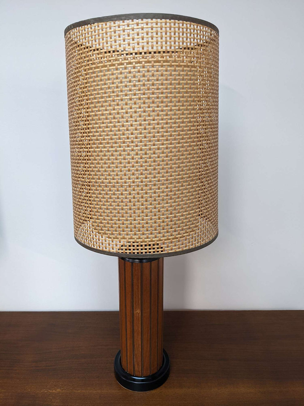 Thumbnail: Pair of MCM Gruvwood Lamps 