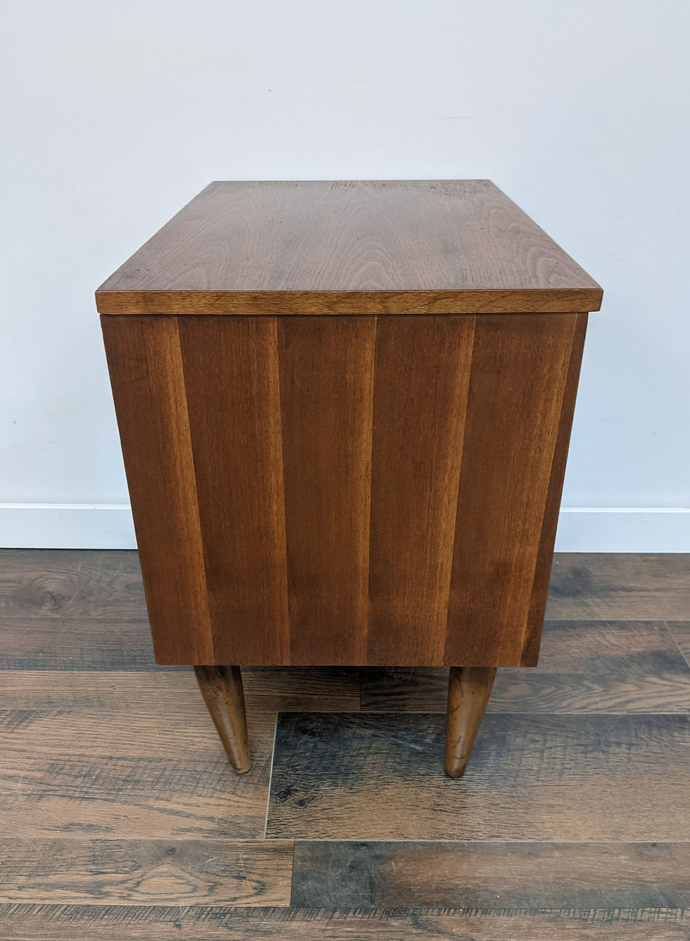 Thumbnail: MidMod Side Table With Drawer