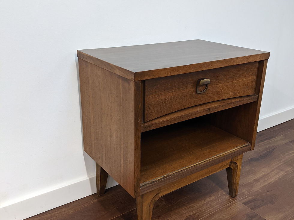Thumbnail: MCM Three Piece Bedroom Set By Johnson Carper