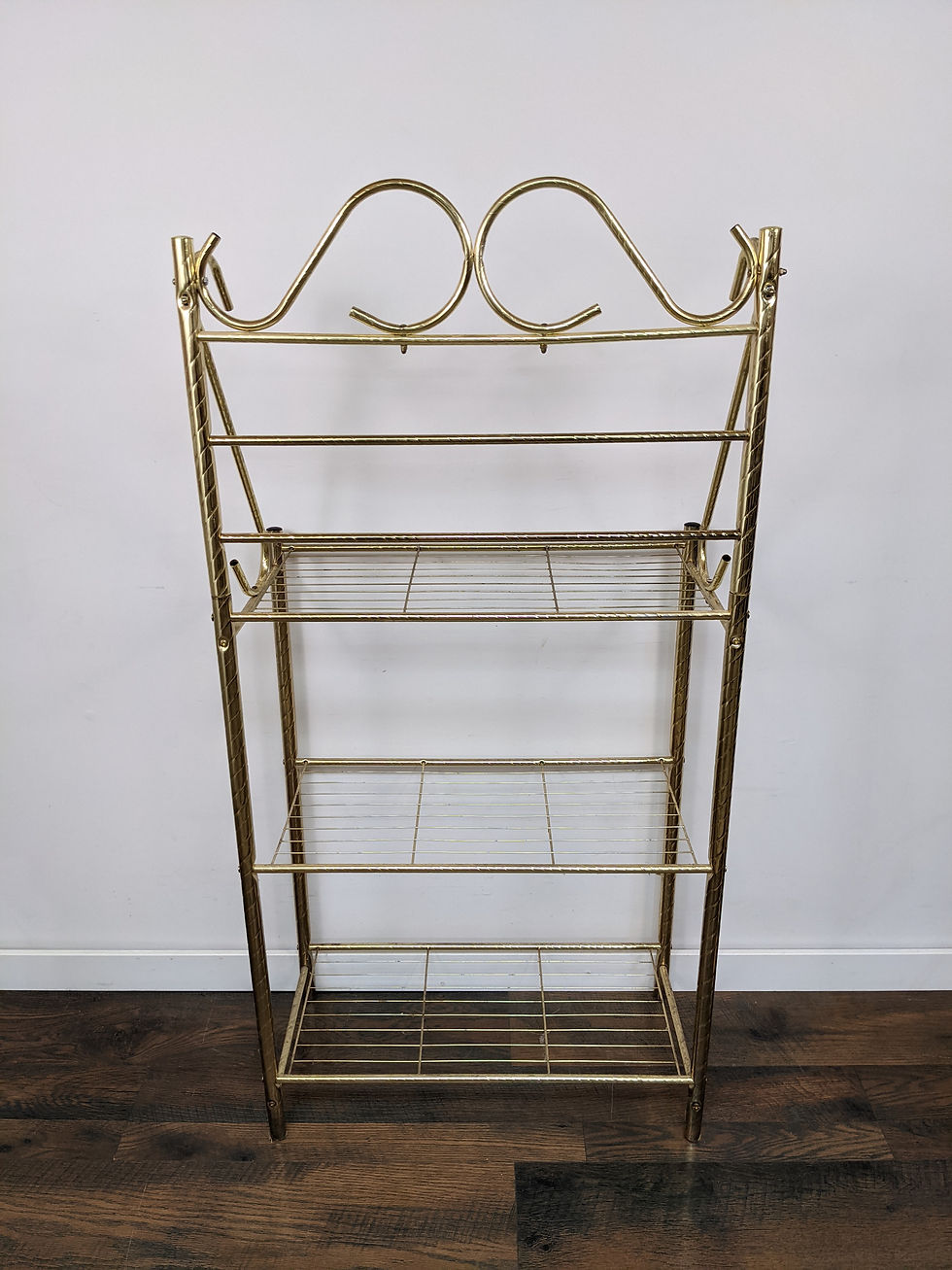Thumbnail: Brass Record & Plant Stand