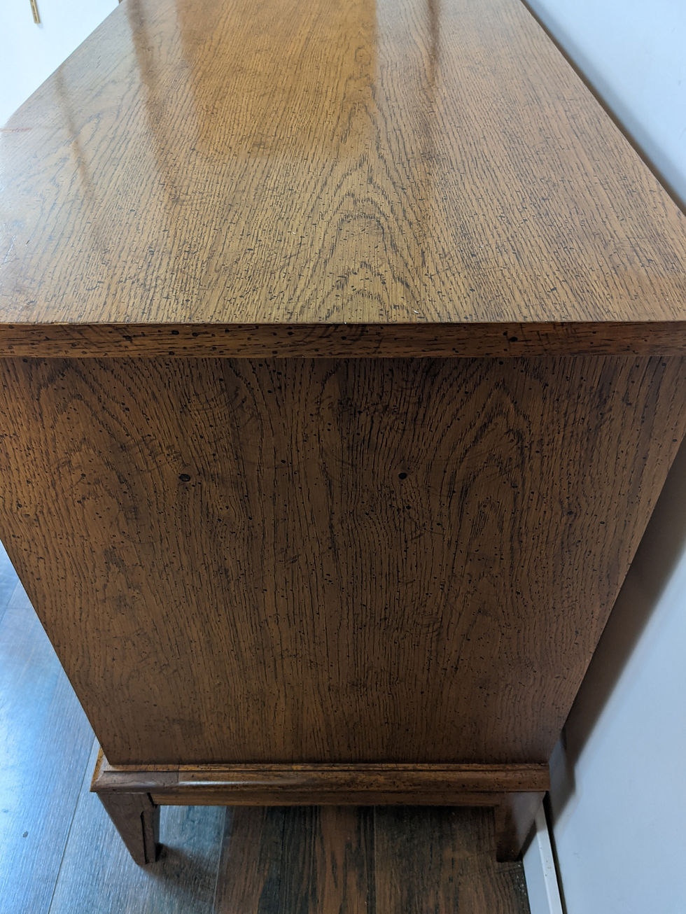Thumbnail: MCM Long Nine Drawer Dresser By Dixie