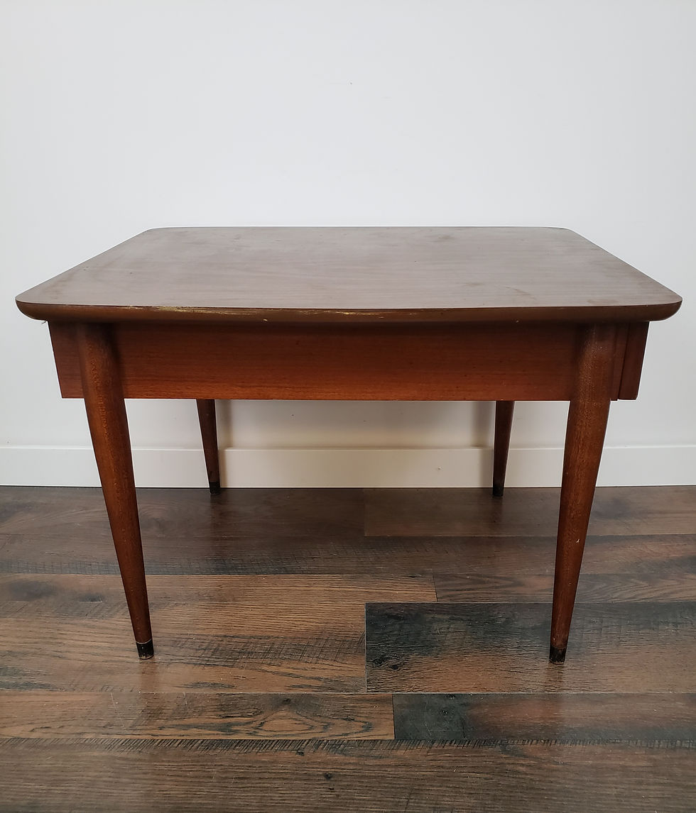 Thumbnail: MidMod Side Table With Drawer By American By Martinsville 
