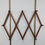 Thumbnail: Large Vintage Wooden Accordion Wall Hanger