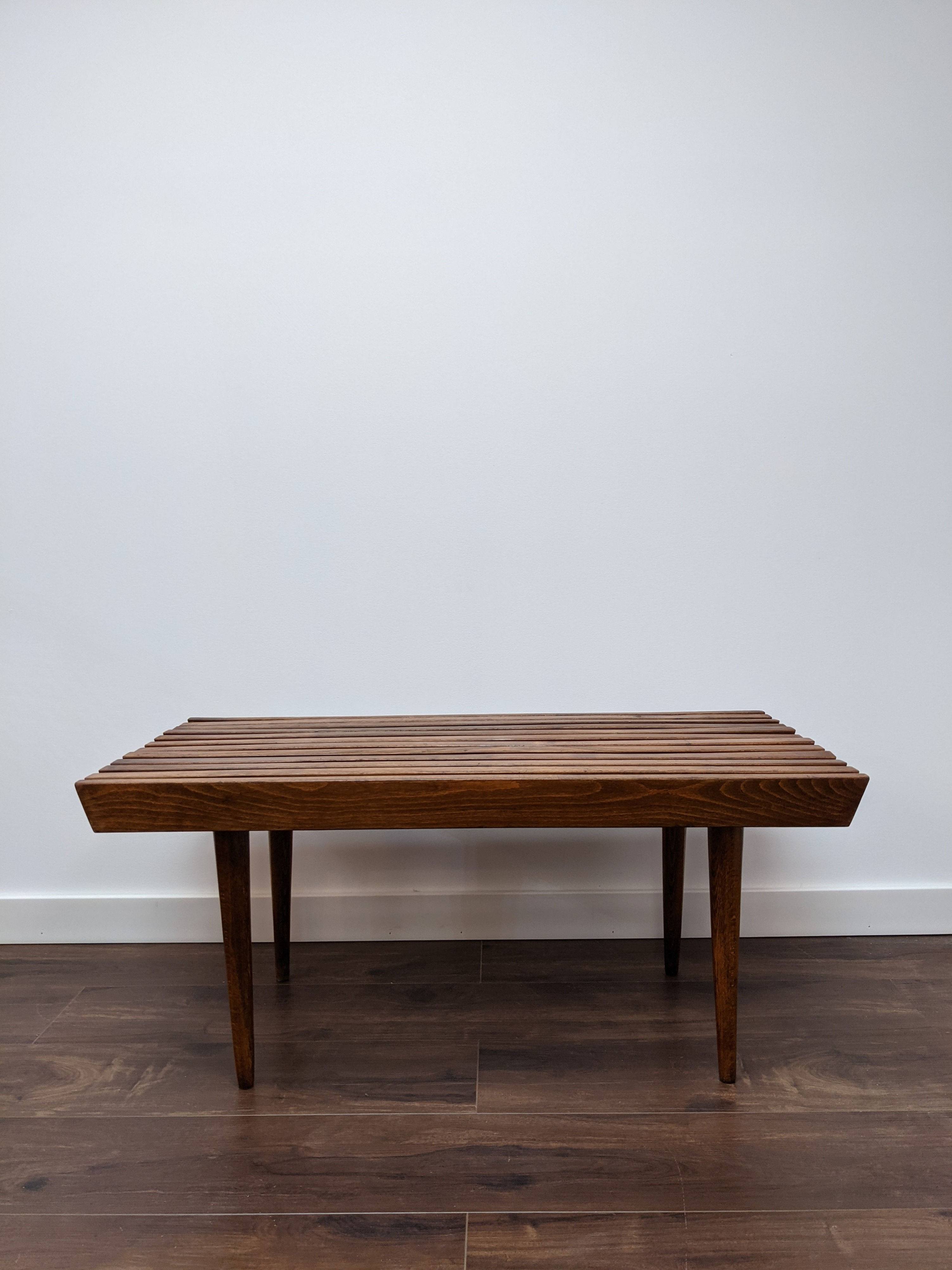 MCM Wood Slatted Coffee Table