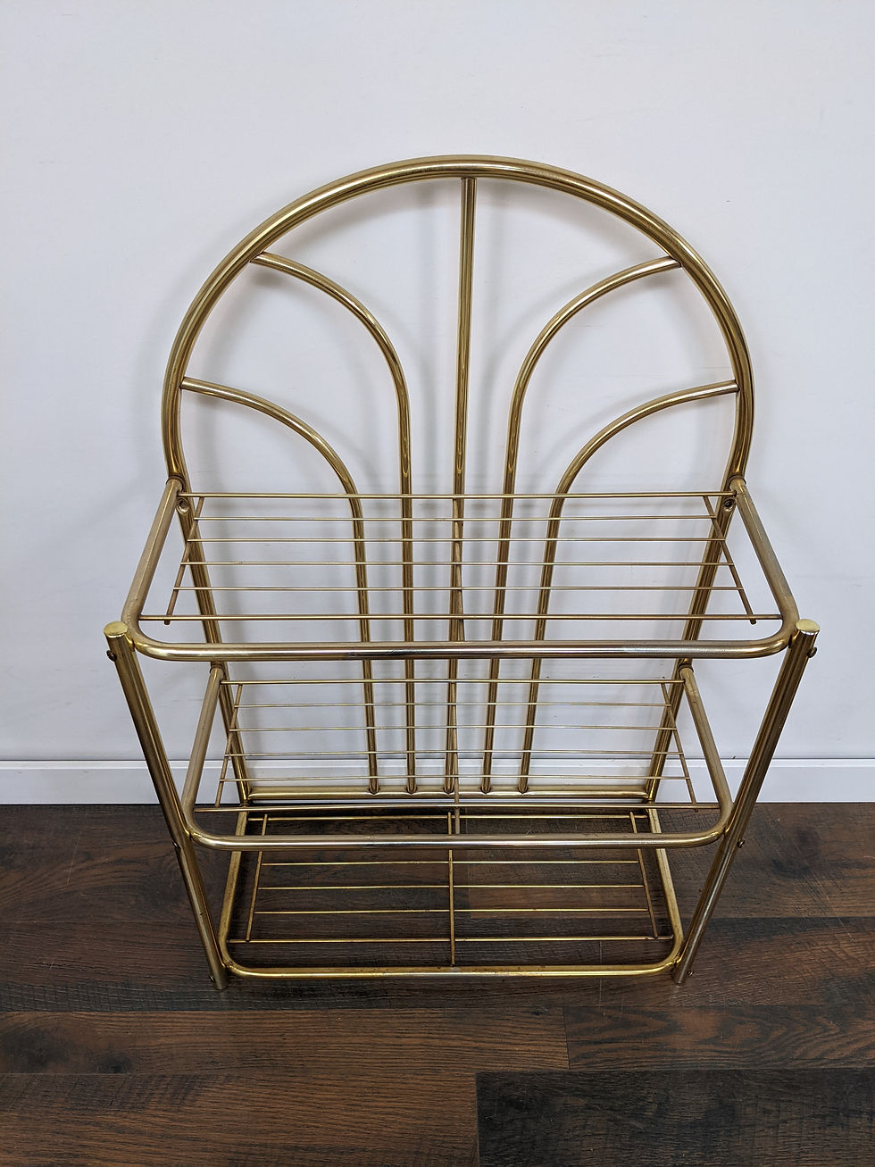 Thumbnail: Arched Brass Plant Stand Shelf