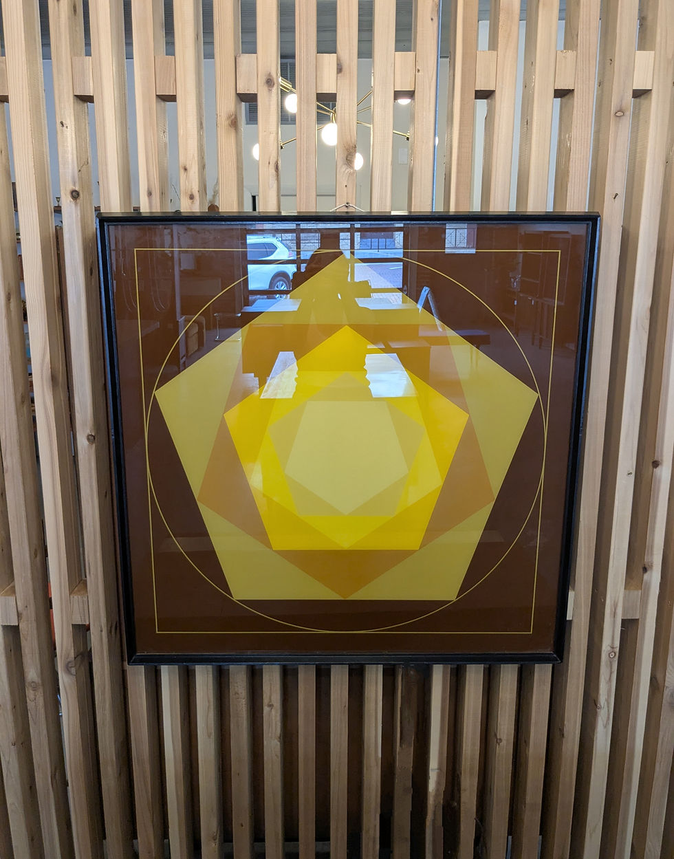 Mid Century Modern Geometric Art