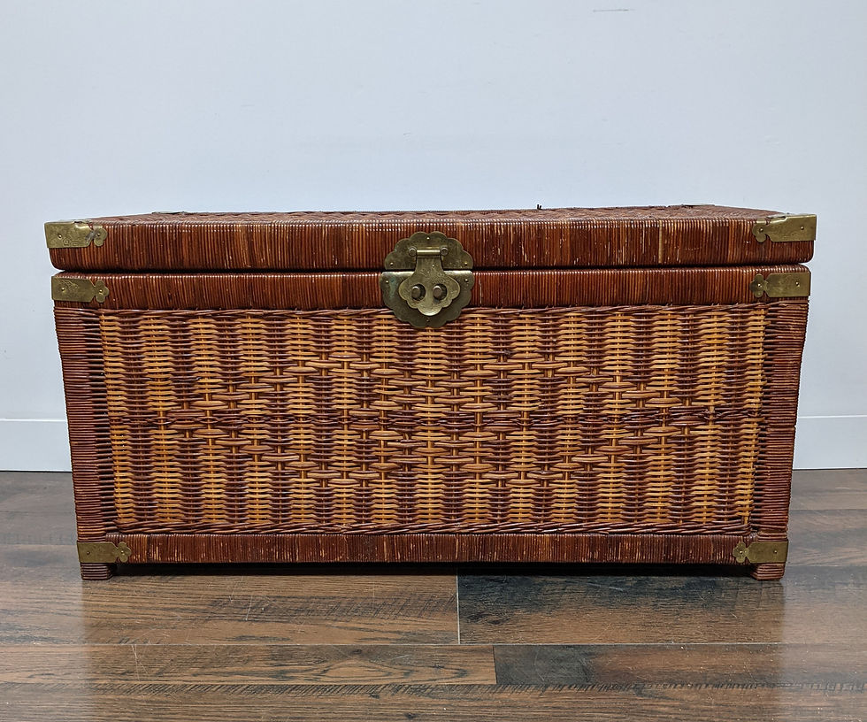 Thumbnail: Dark Wicker Rattan Trunk