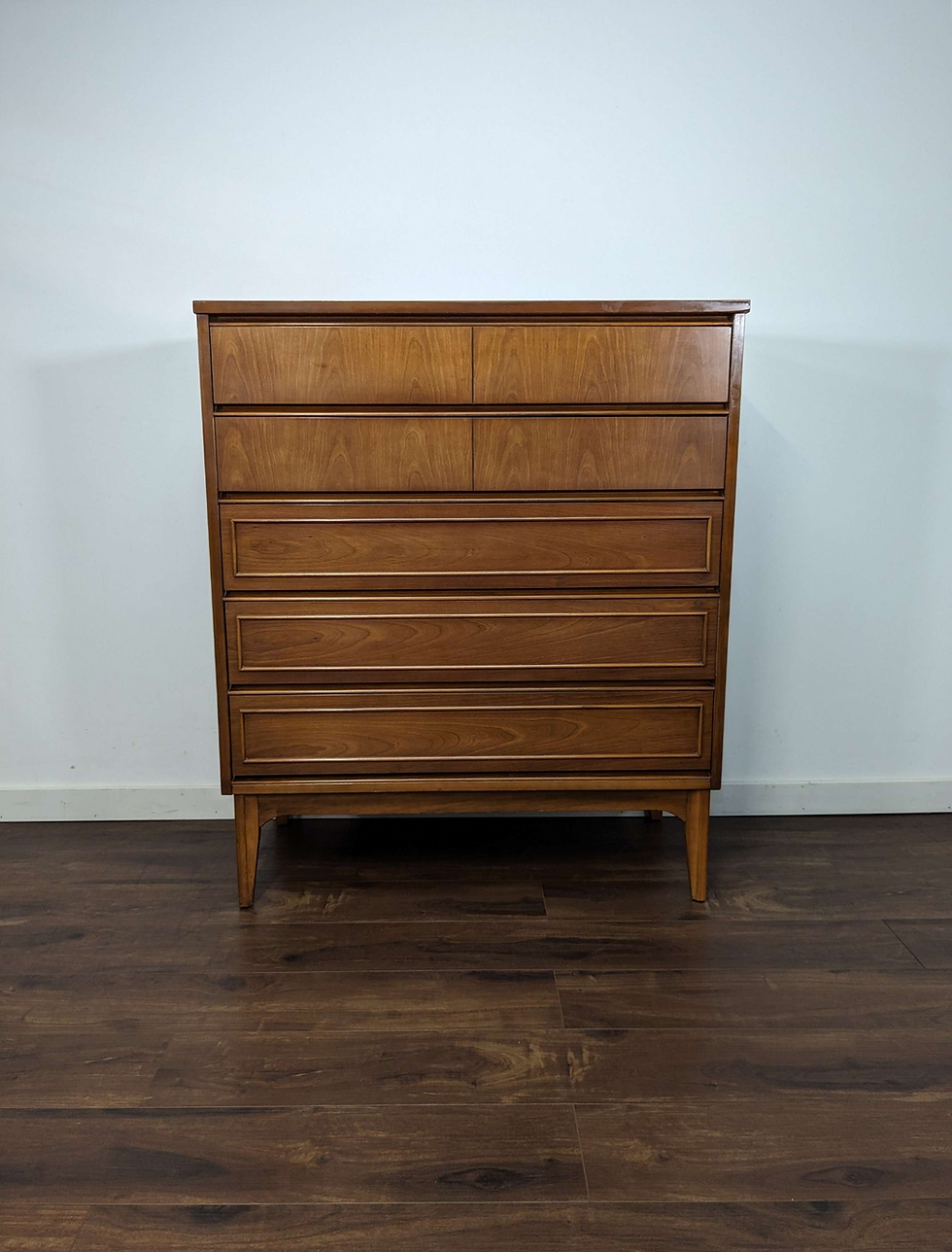 MidMod Five Drawer Highboy 