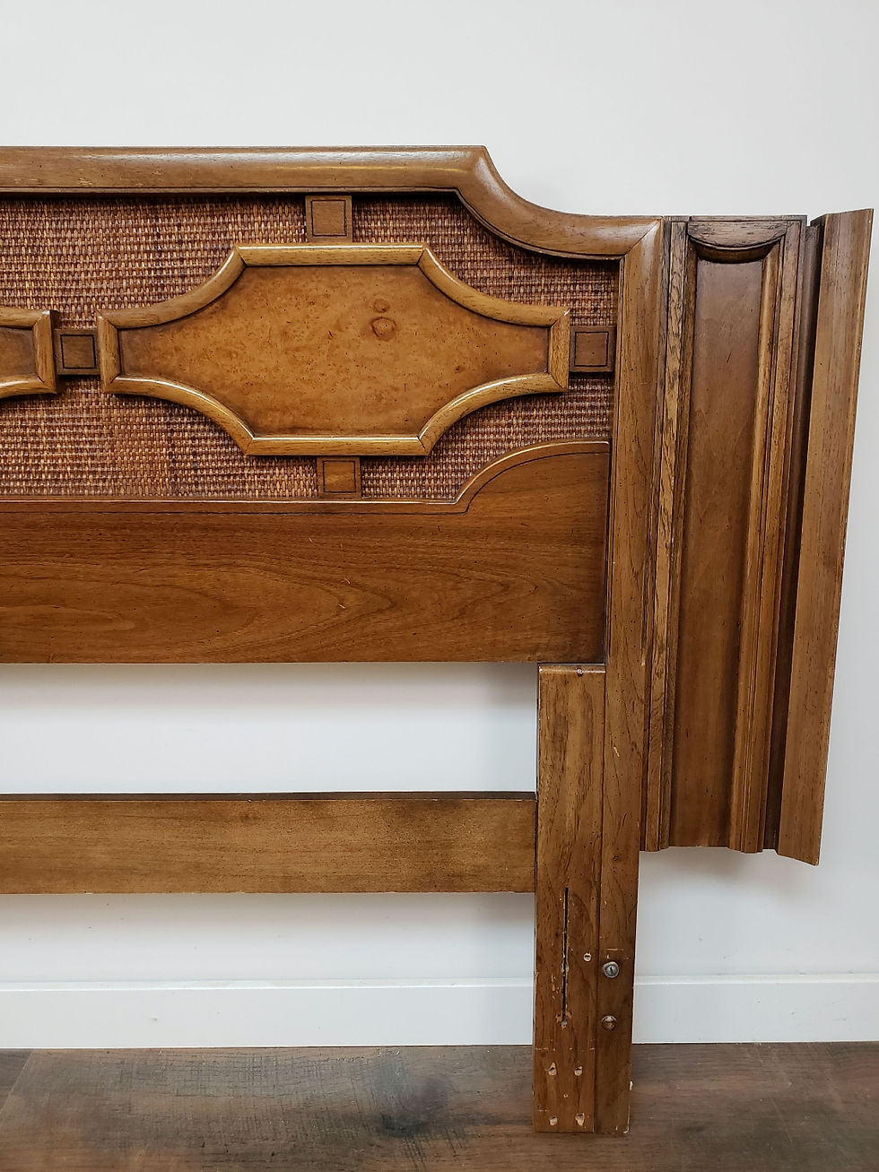 Thumbnail: MCM Cane  Queen Or King Headboard 