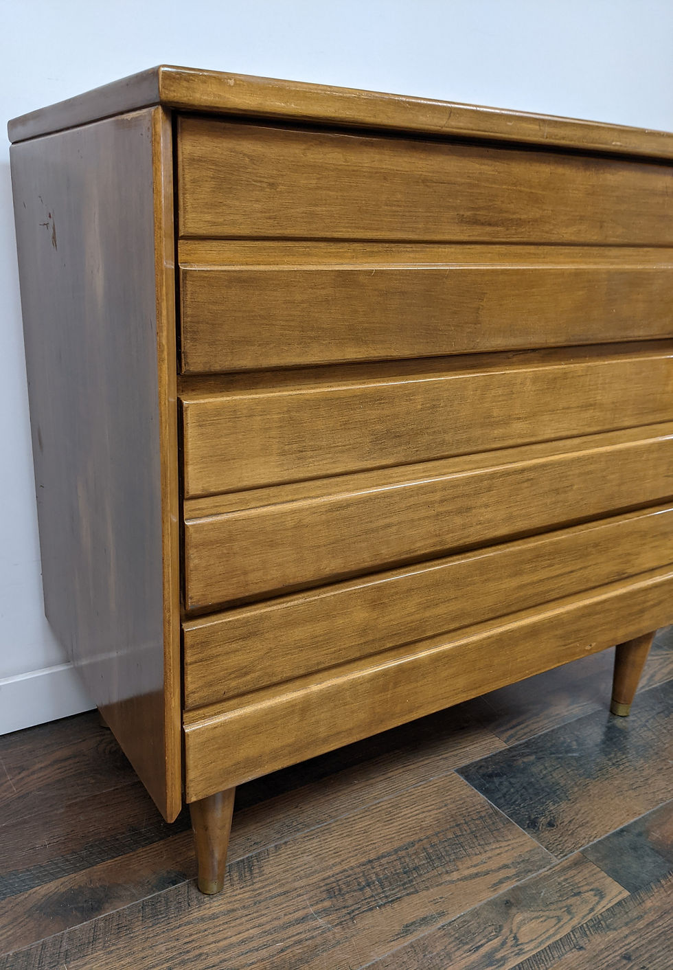 Thumbnail: MidMod Three Drawer Dresser