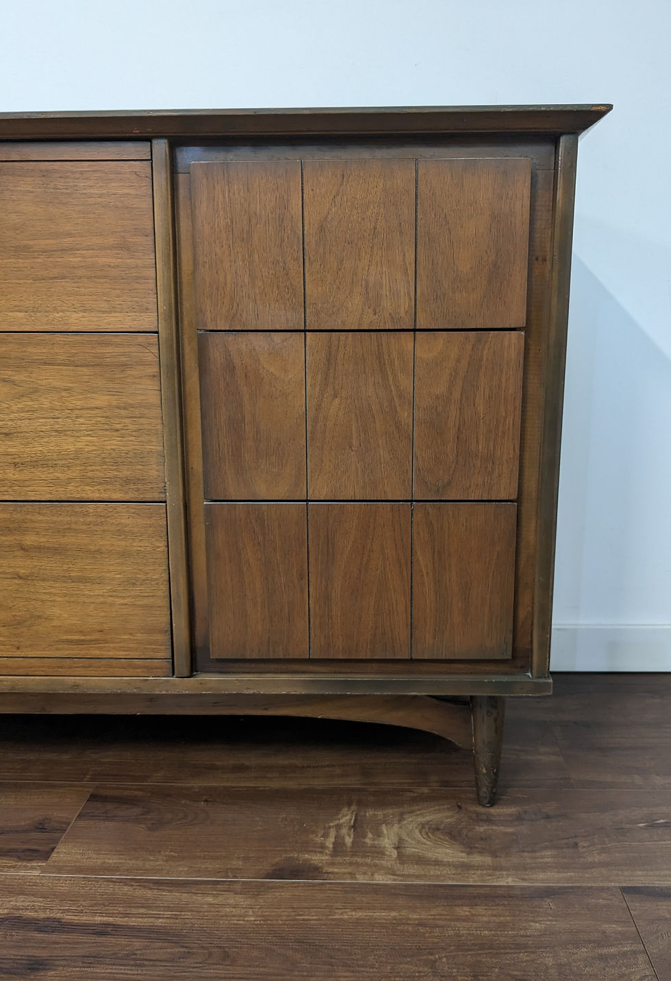 Thumbnail: MCM Nine Drawer Dresser By Ballman Cummings 