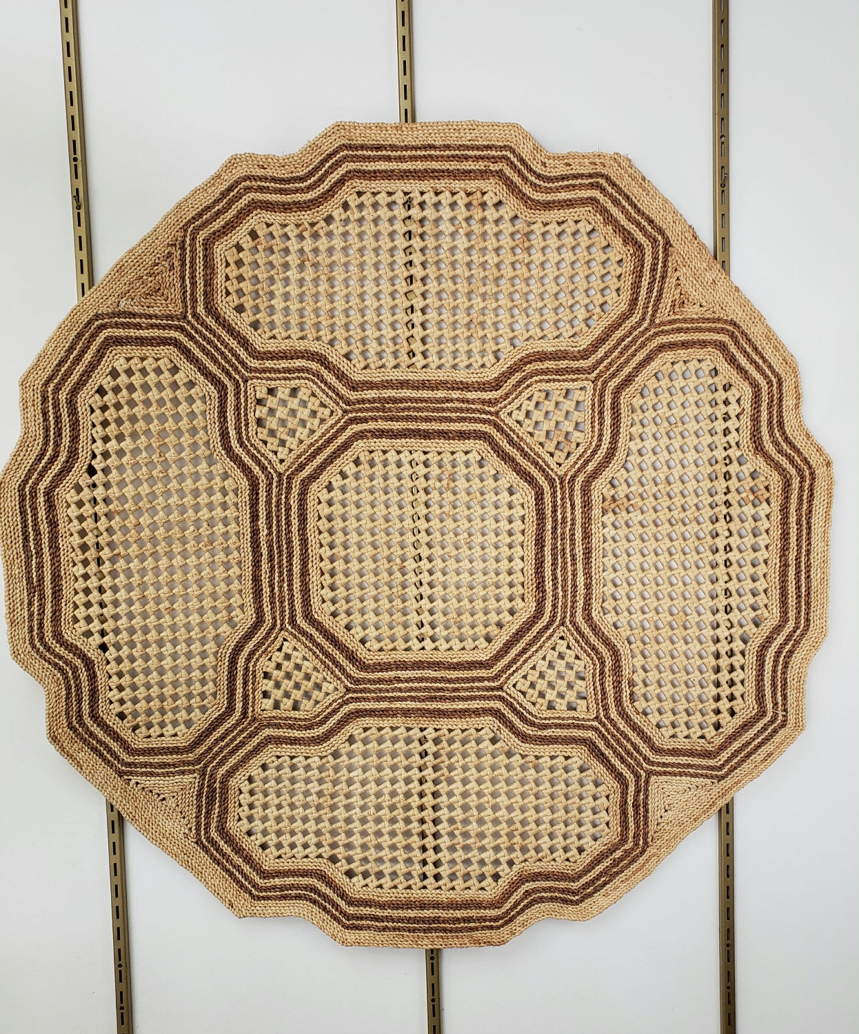 Large Boho Woven Hexagon Wall Hanging
