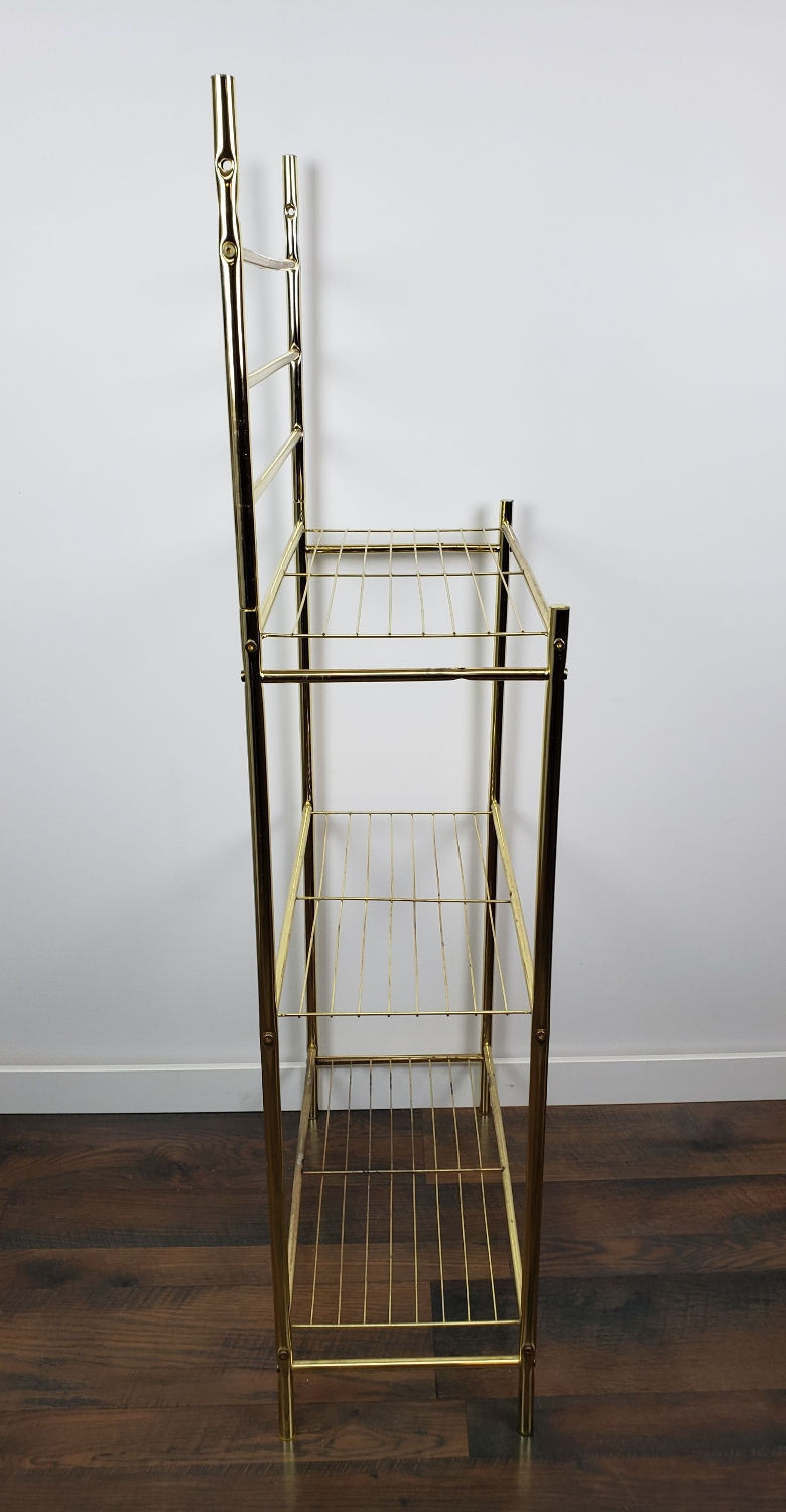 Thumbnail: Large Brass Plant Stand Shelf 