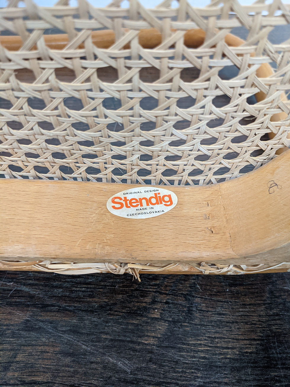 Thumbnail: Cane & Rattan Chair By Stendig 
