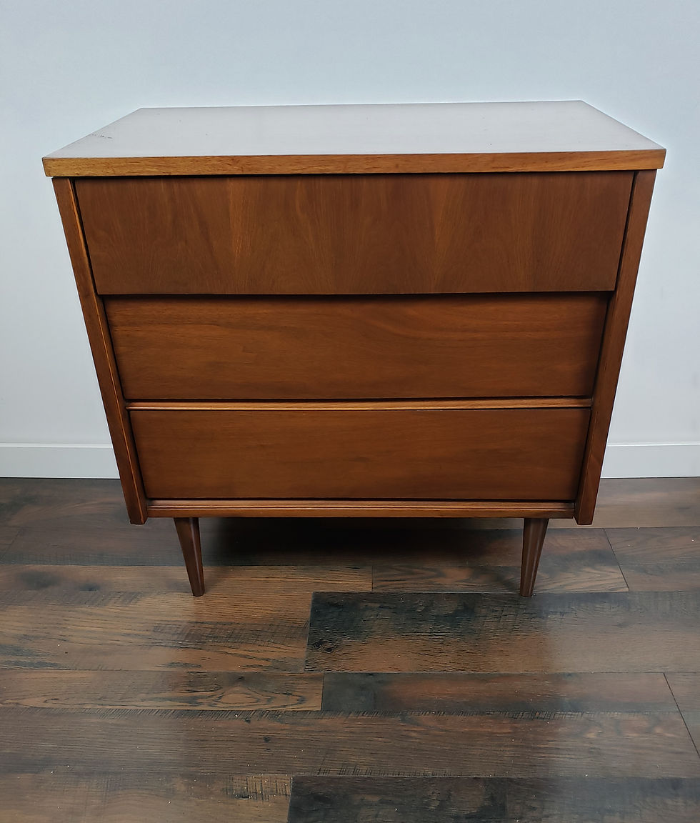 Thumbnail: MidMod Three Drawer Dresser 