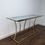 Thumbnail: MCM Brass & Glass Console Table