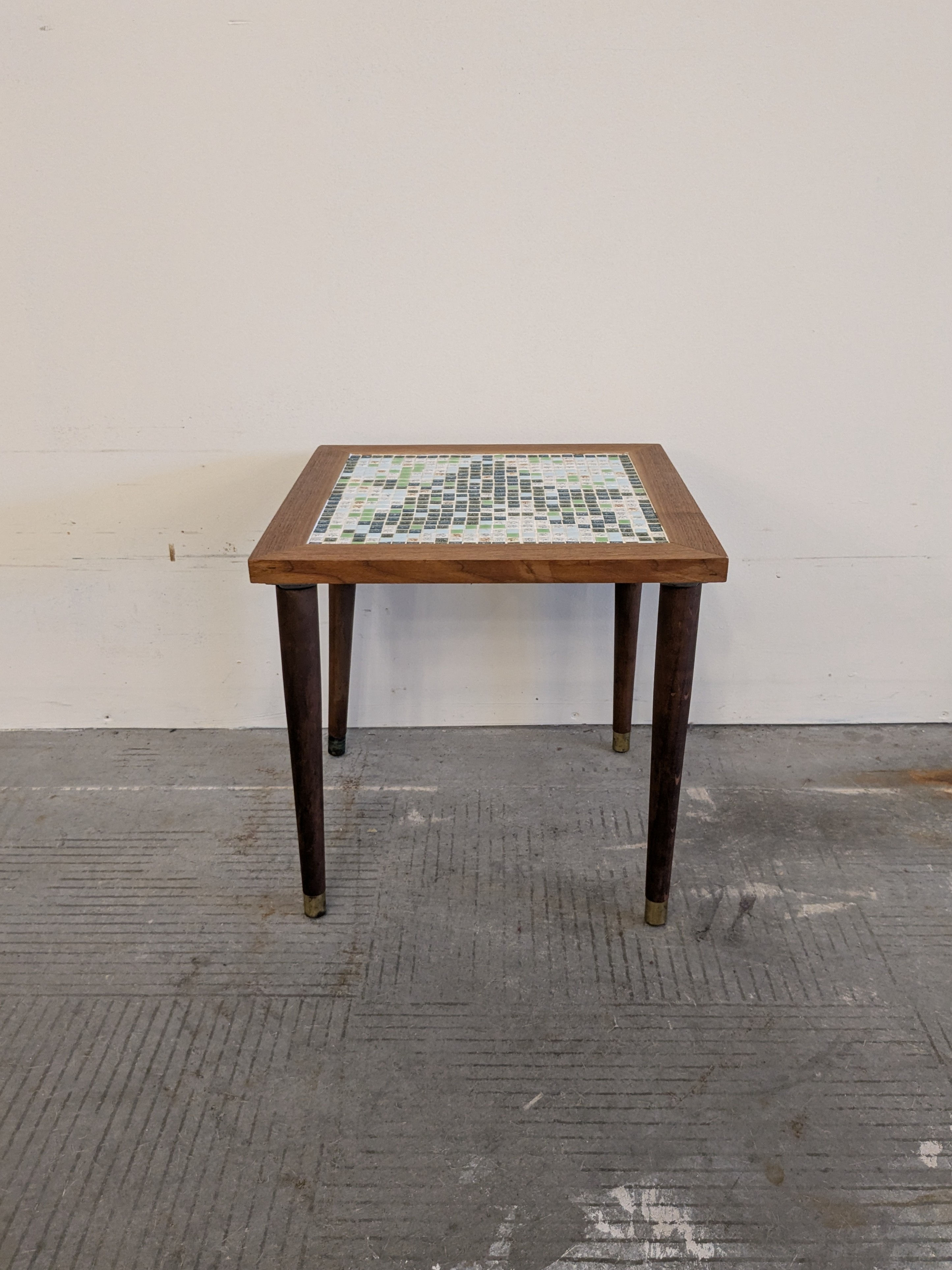 Mcm Tile Table MCM Mosaic Tile End Table | 15Two Home