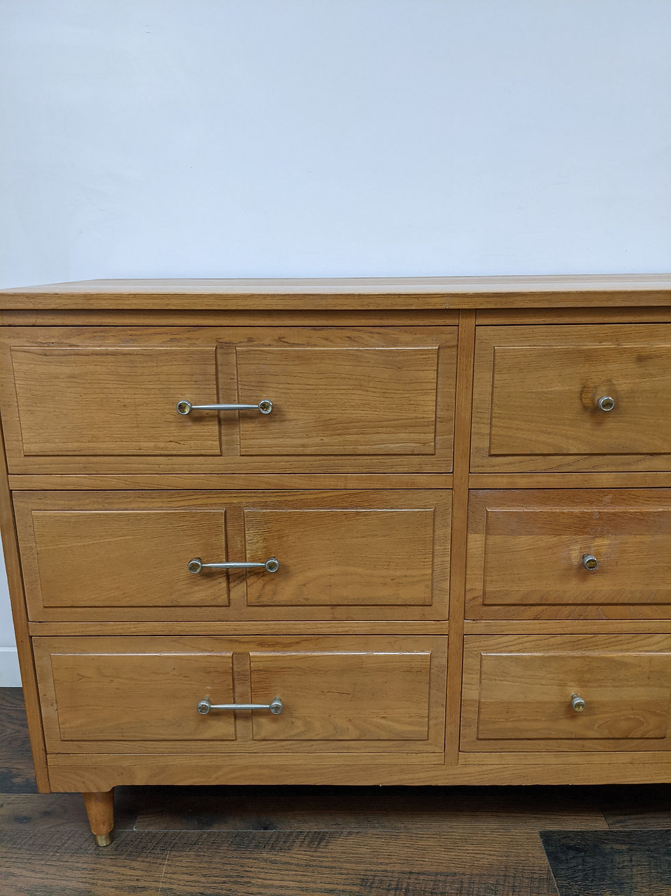 Thumbnail: MCM Long Nine Drawer Dresser By L.A. Period