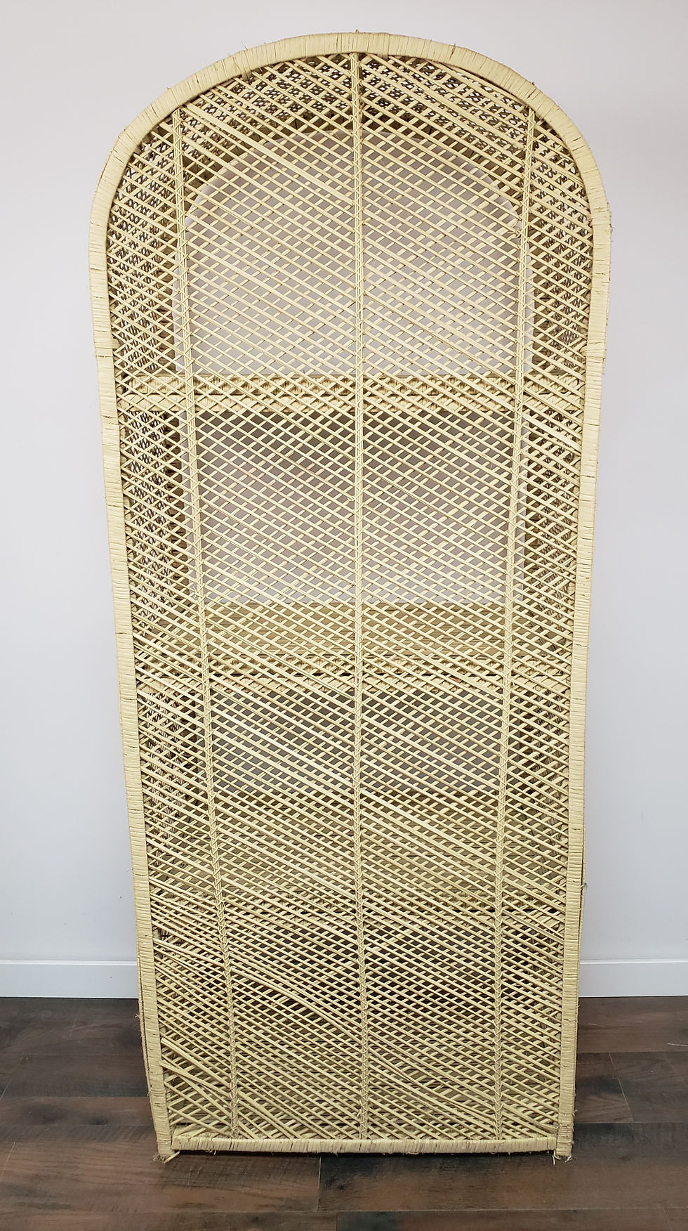 Thumbnail: Large Arched Rattan Shelf 
