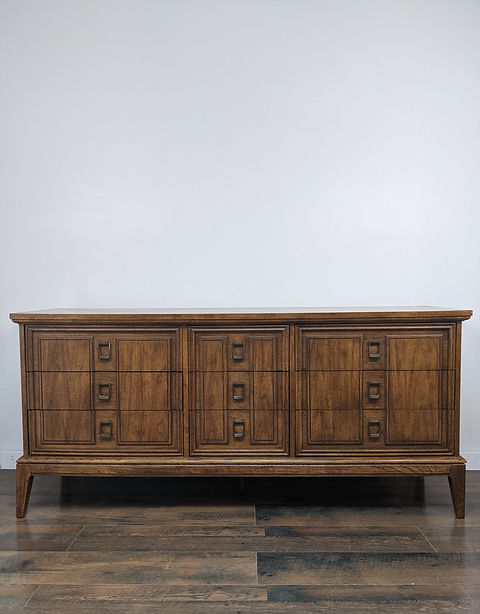 knee length dresses for ladies Sloane Mid Century Modern 6 Drawer Solid Wood Dresser, Caramel main image 1