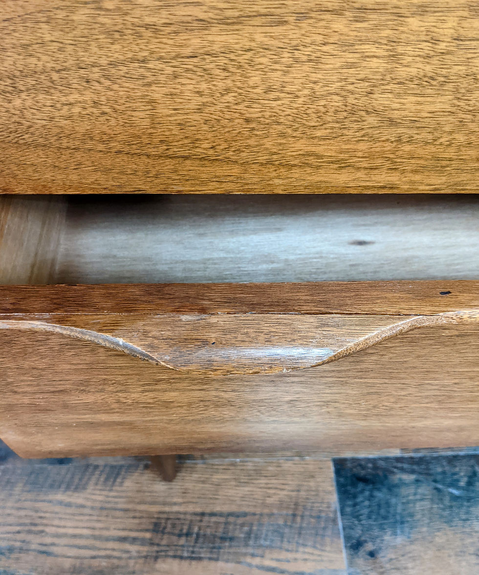 Thumbnail: MidMod Tall Five Drawer Dresser