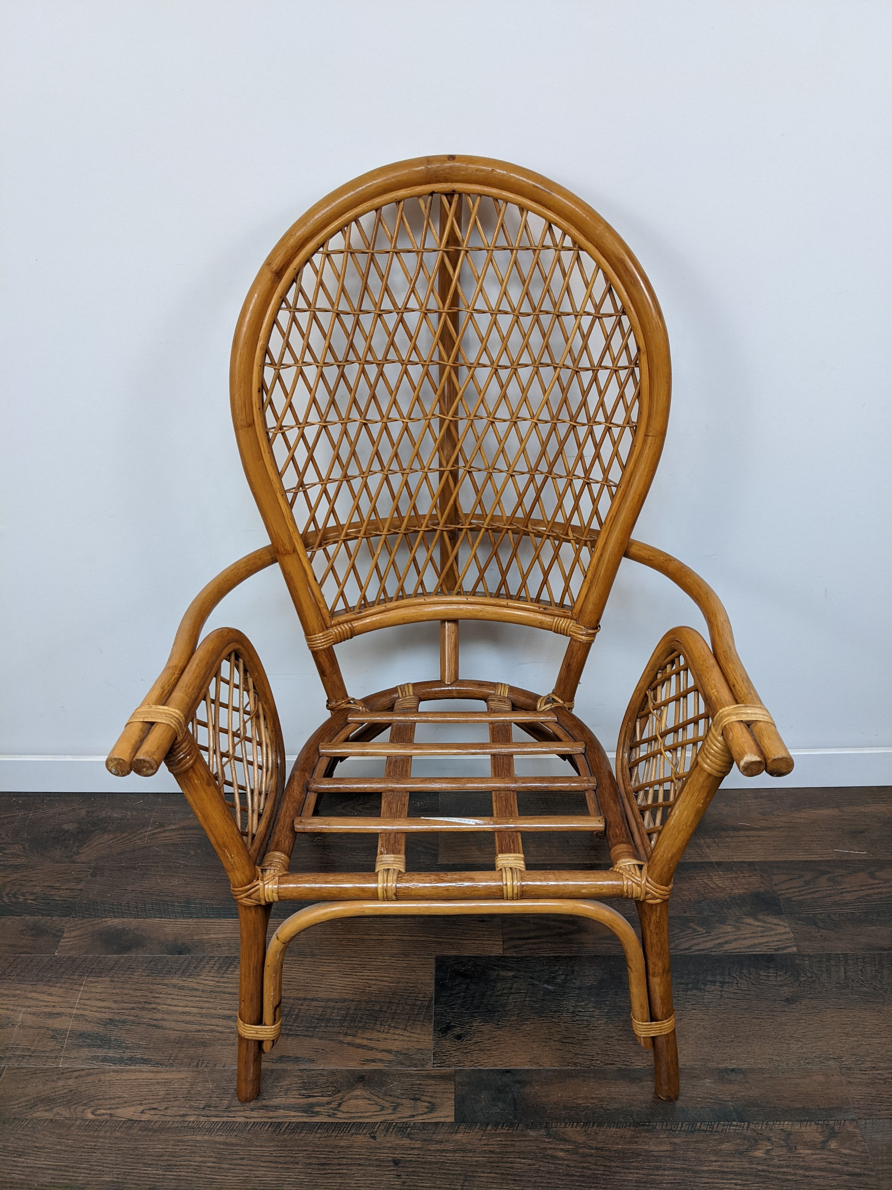 Arched Rattan Chair