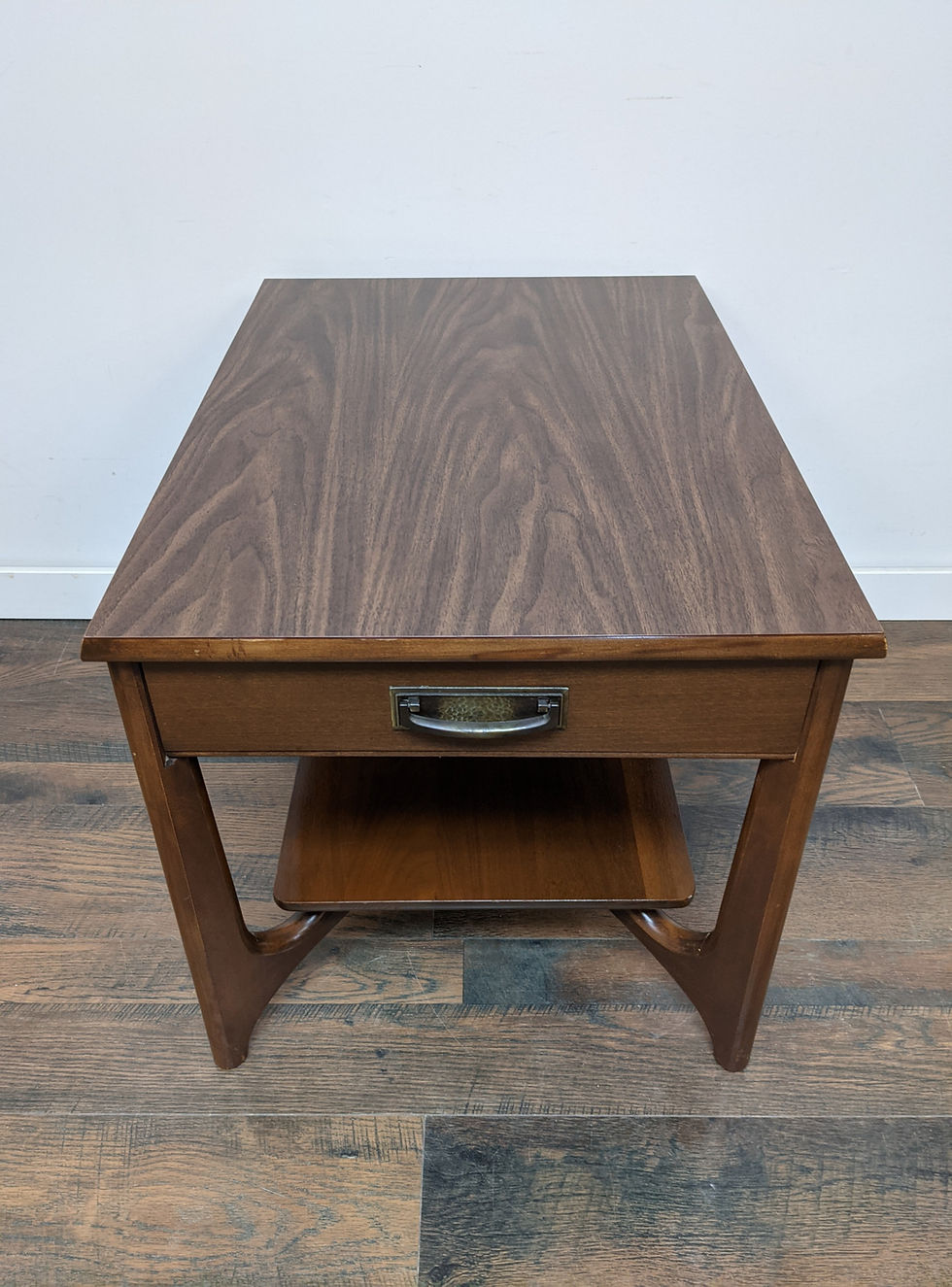 Thumbnail: MCM Side Table With Drawer By Mersman Furniture Co.