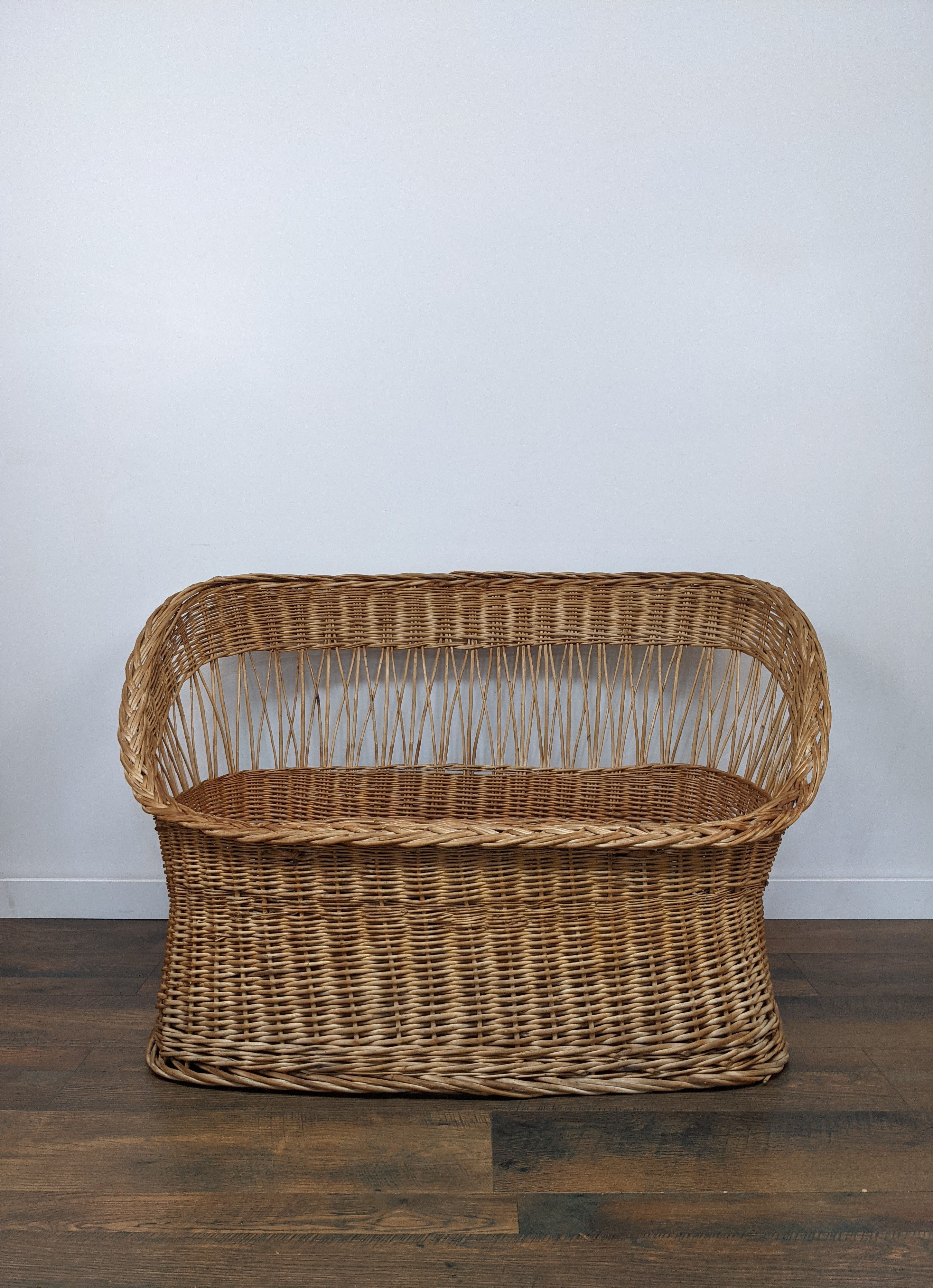 Wicker Rattan Couch