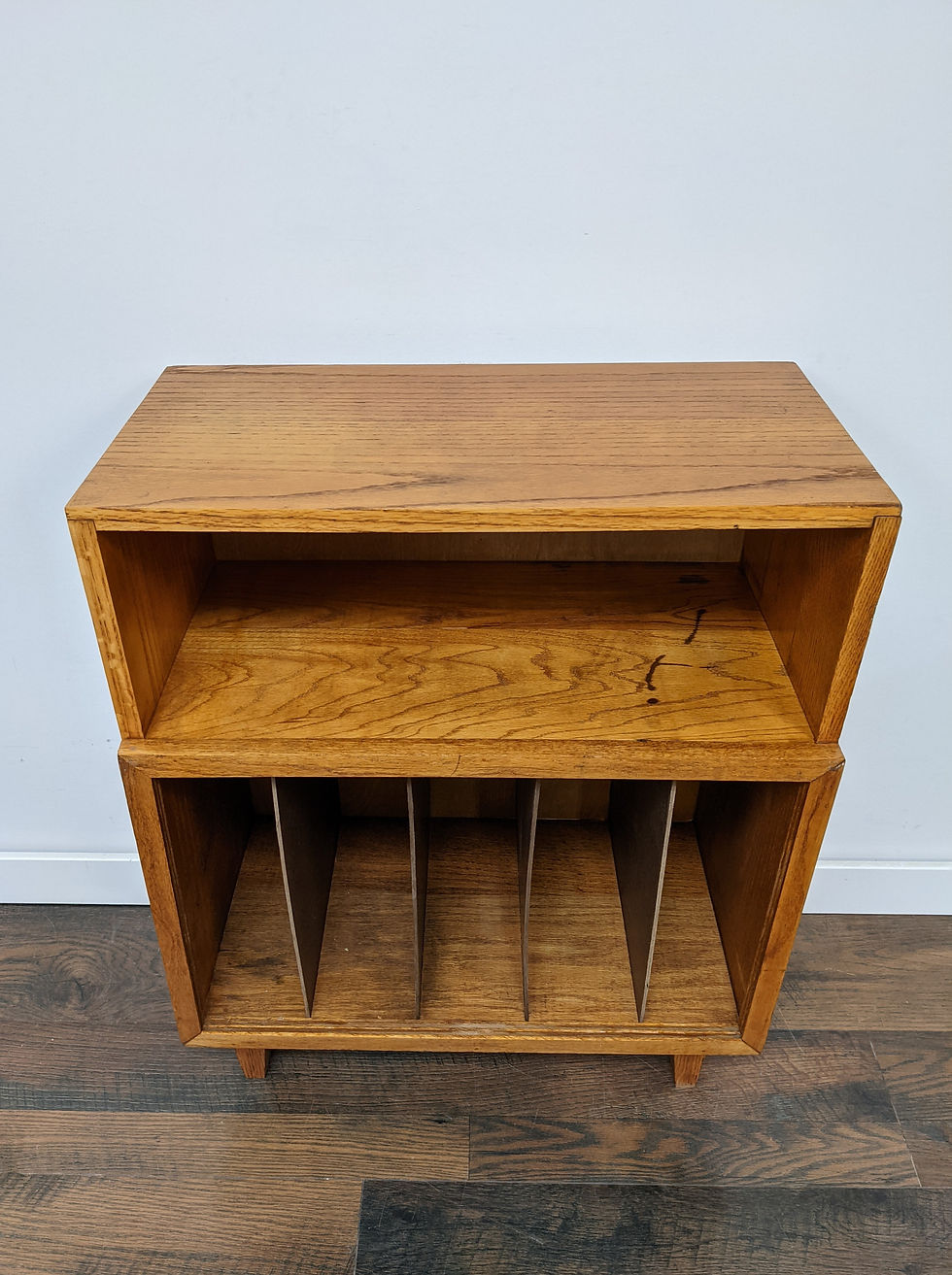 Thumbnail: MidMod Wooden Record Stand