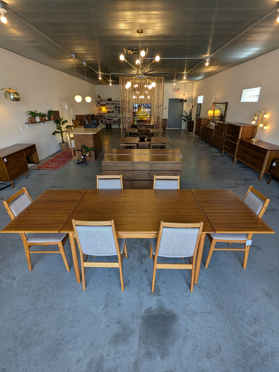 Thumbnail: Gangso Mobler Teak Dining Table & Chair Set 