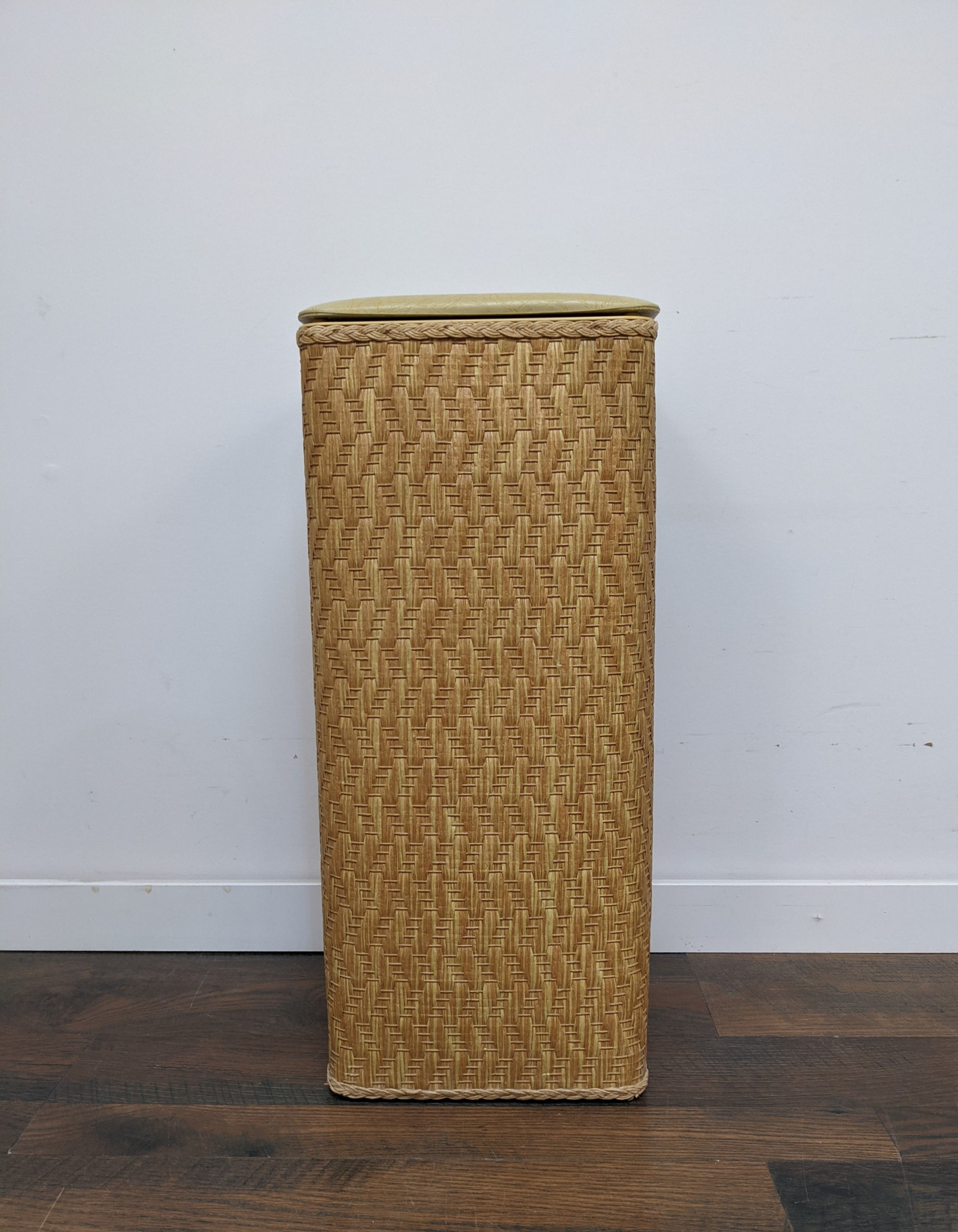 Woven Rattan Hamper