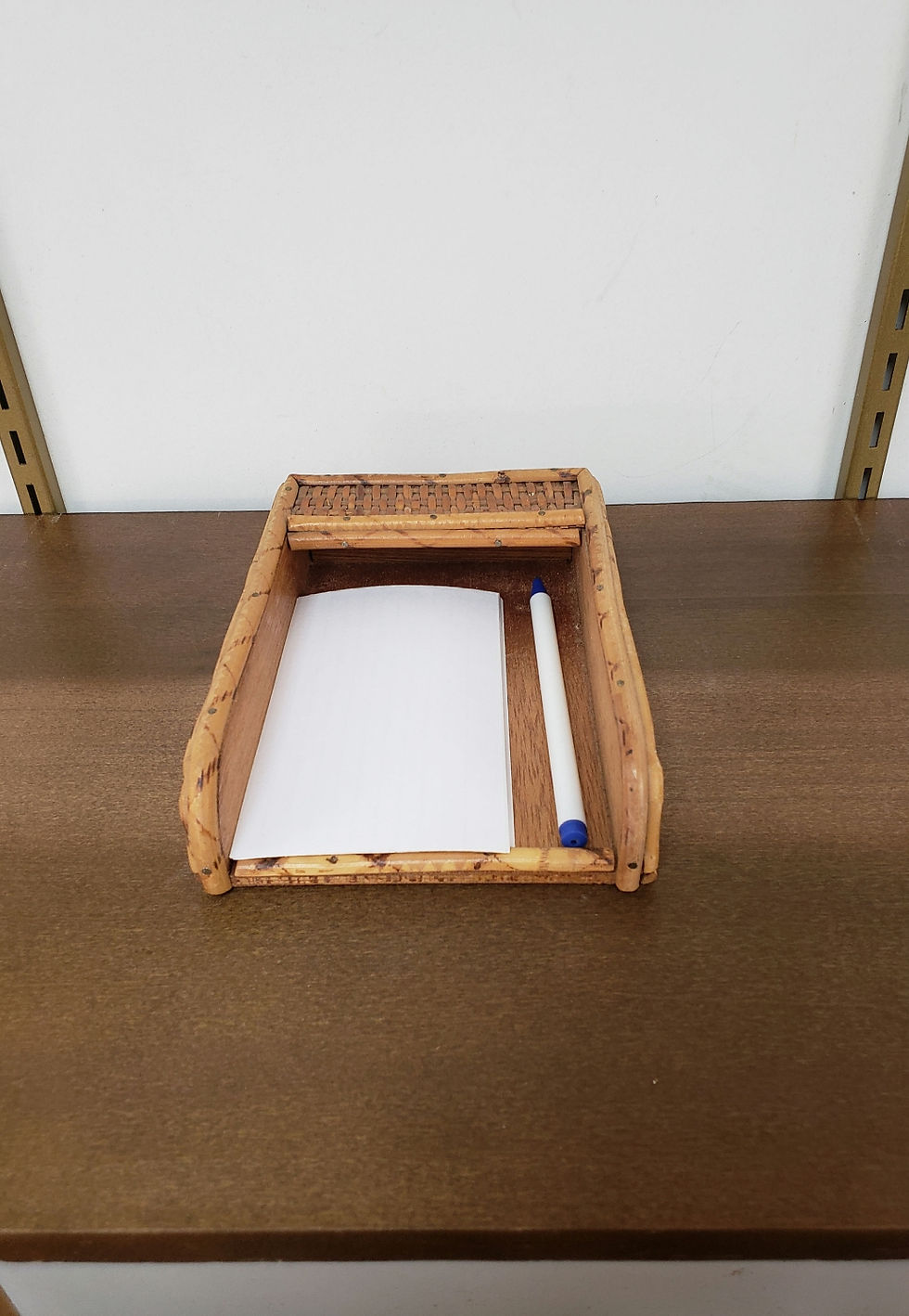 Rattan Desk Organizer 