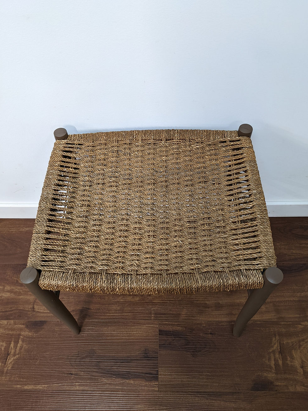 Thumbnail: Woven Rattan Nesting Side Tables/Stools