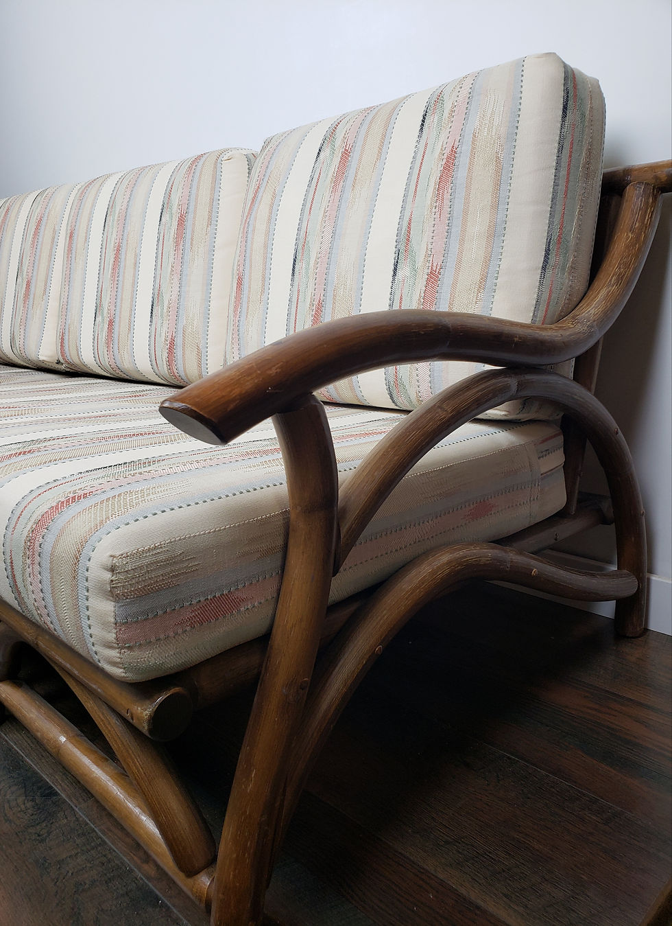 Thumbnail: Boho Vintage Rattan Sofa