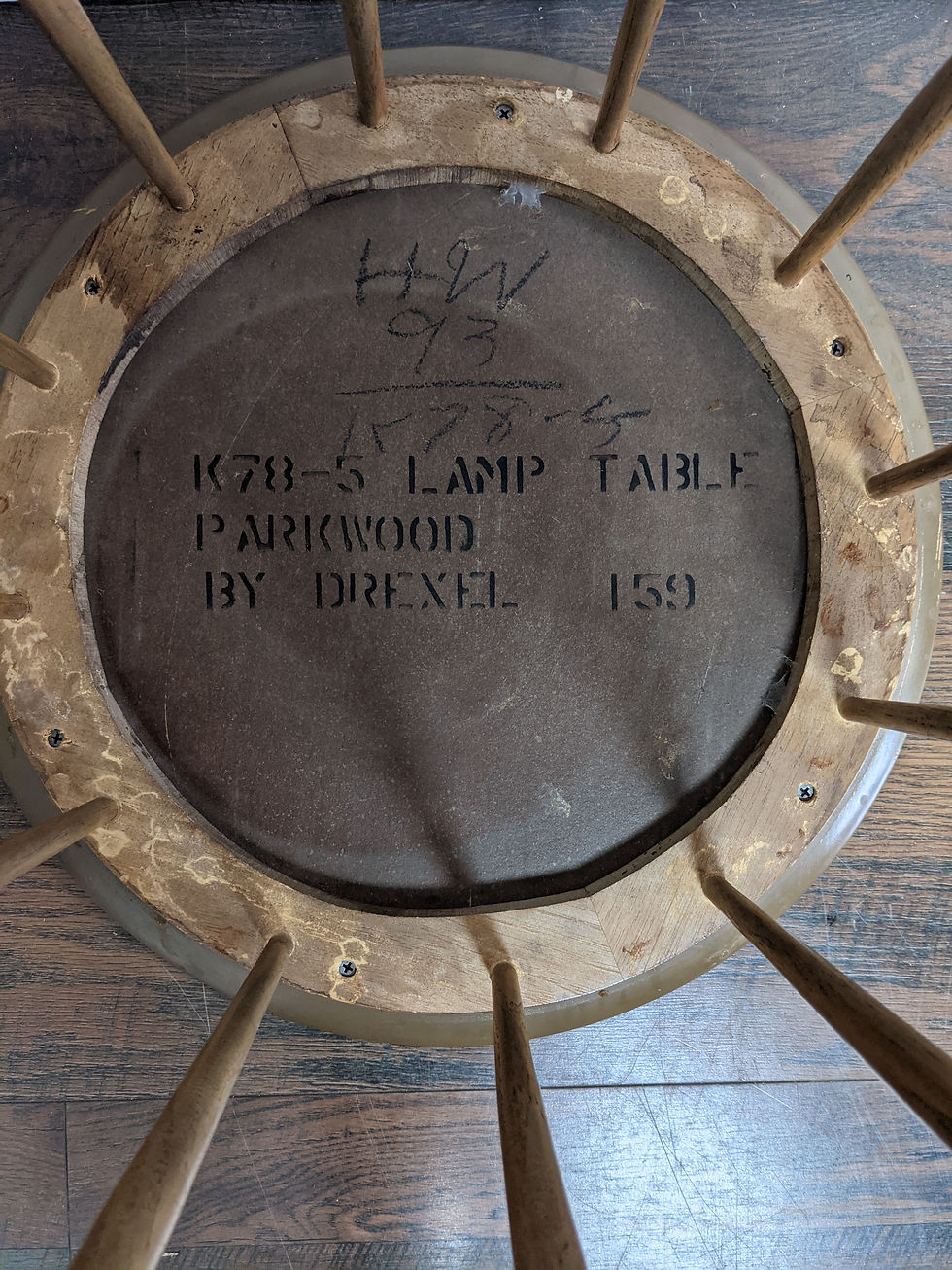 Thumbnail: MidMod Round Side Table By Drexel
