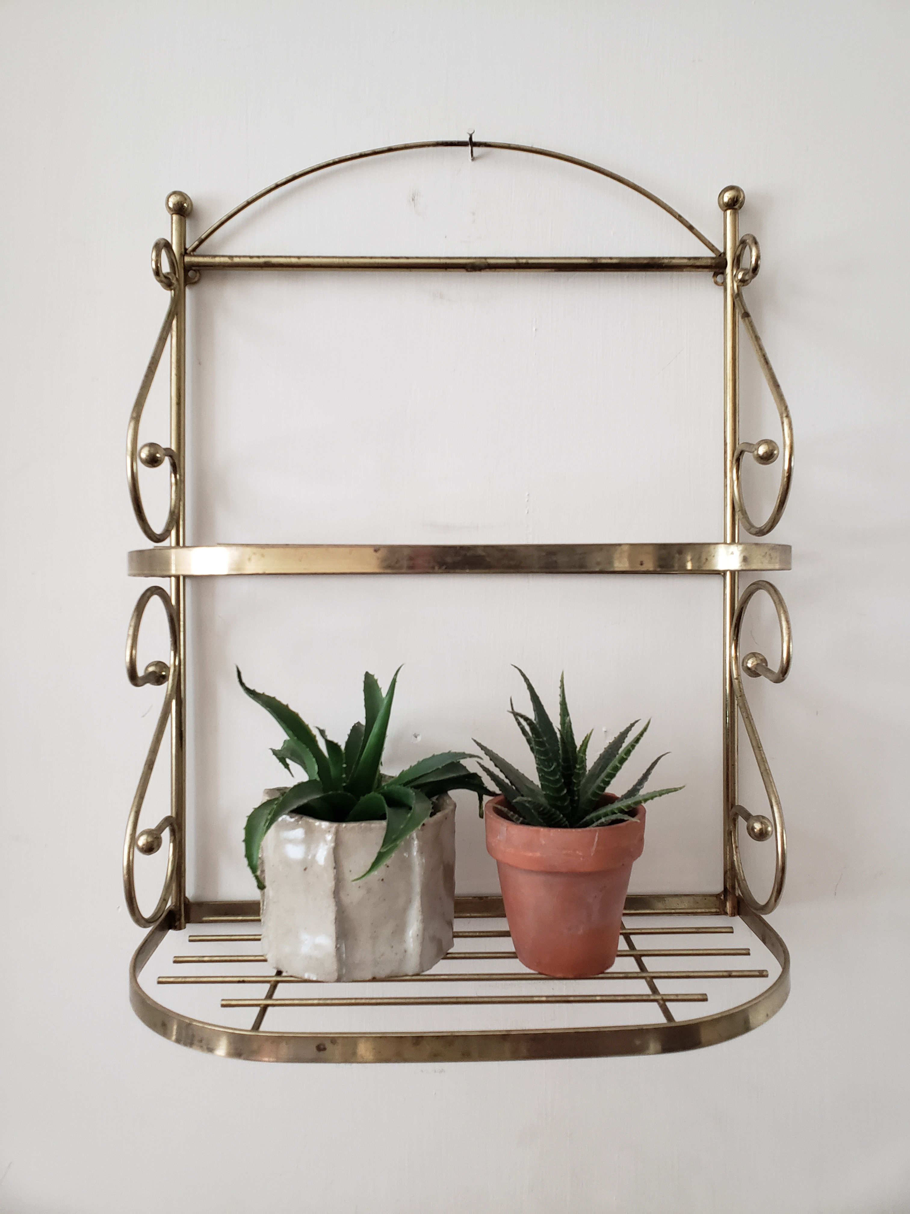 Brass Wall Shelf
