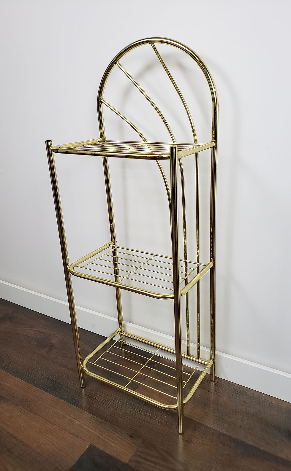 Thumbnail: Arched Brass Plant Stand 