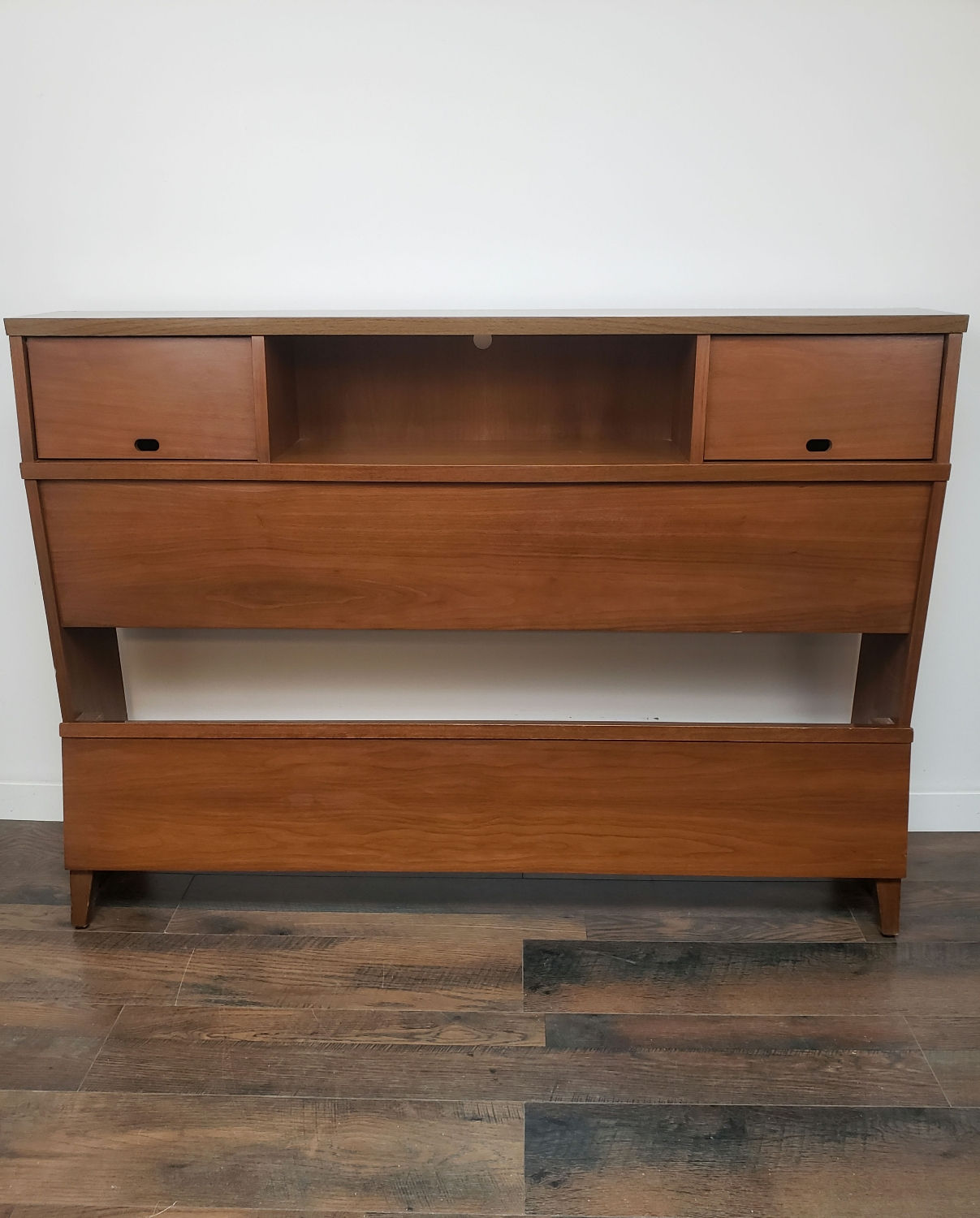 MCM Full Headboard And Footboard By Stanley 