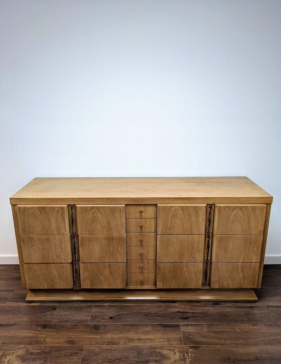 Thumbnail: MCM Long Nine Drawer Dresser By American of Martinsville