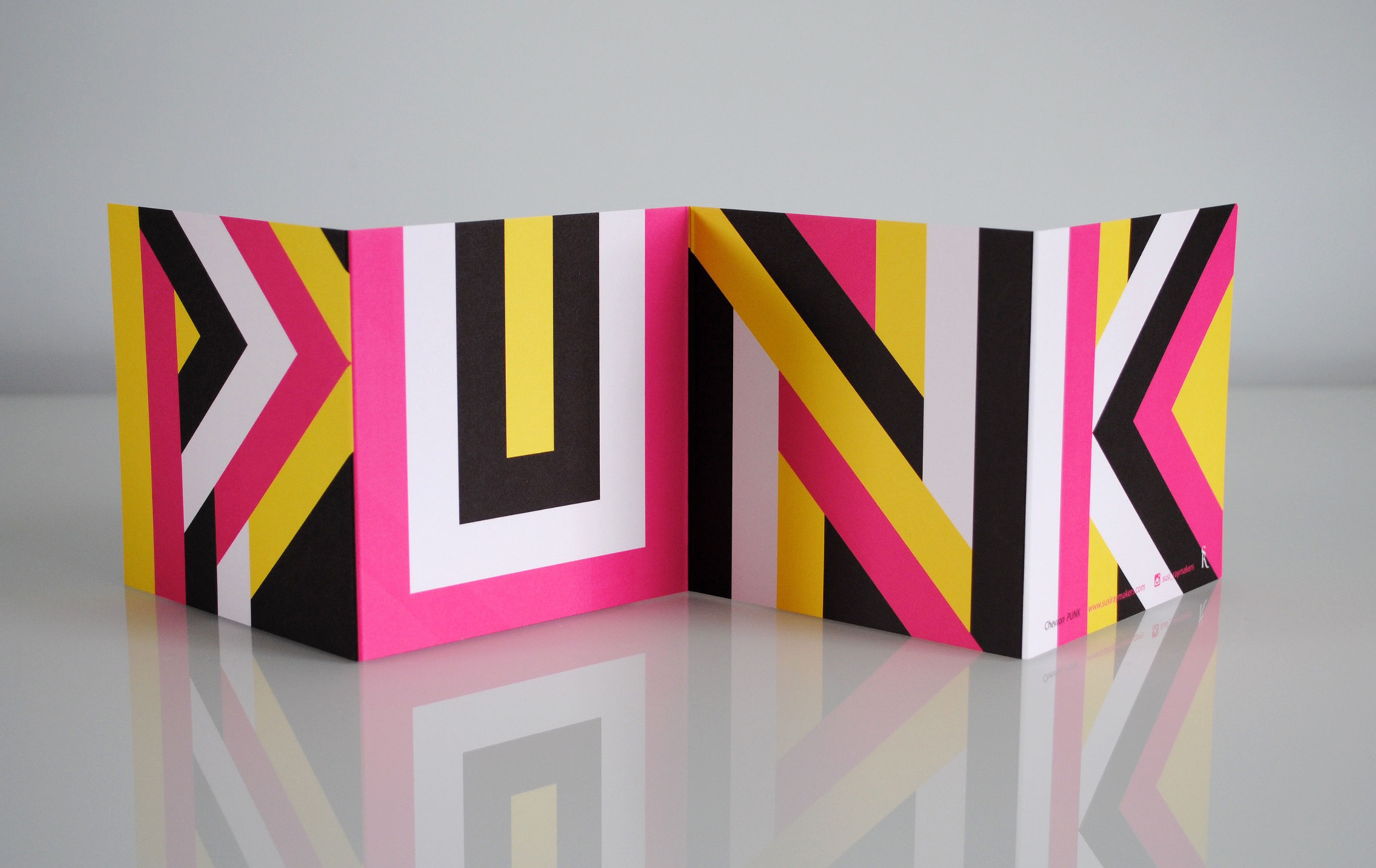 PUNK Chevron Card