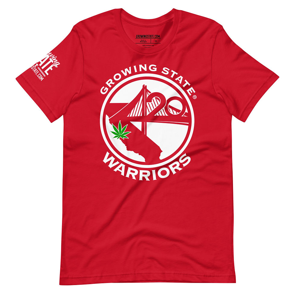 Thumbnail: GROWING STATE WARRIORS T-shirt | White Logo