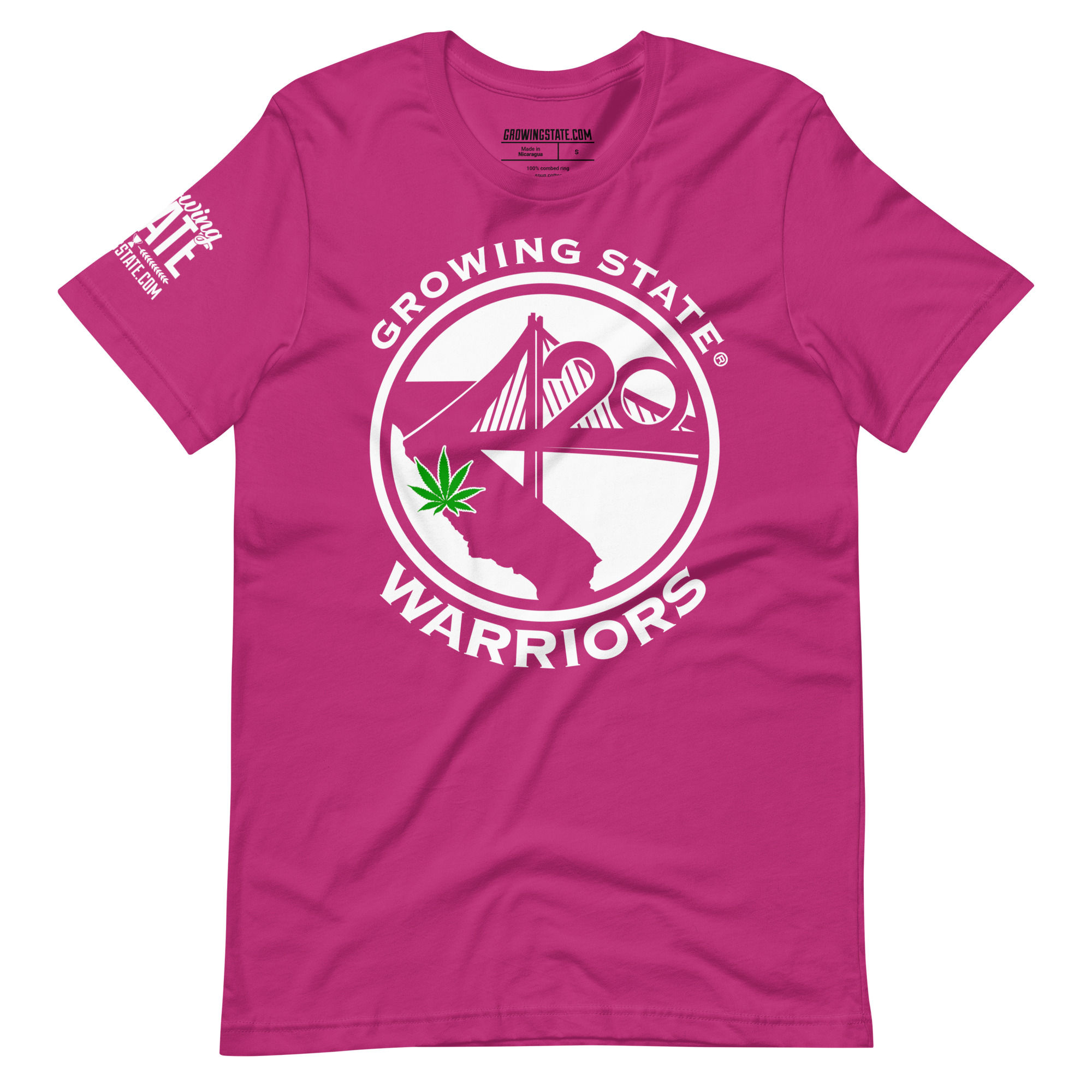 GROWING STATE WARRIORS T-shirt | White Logo