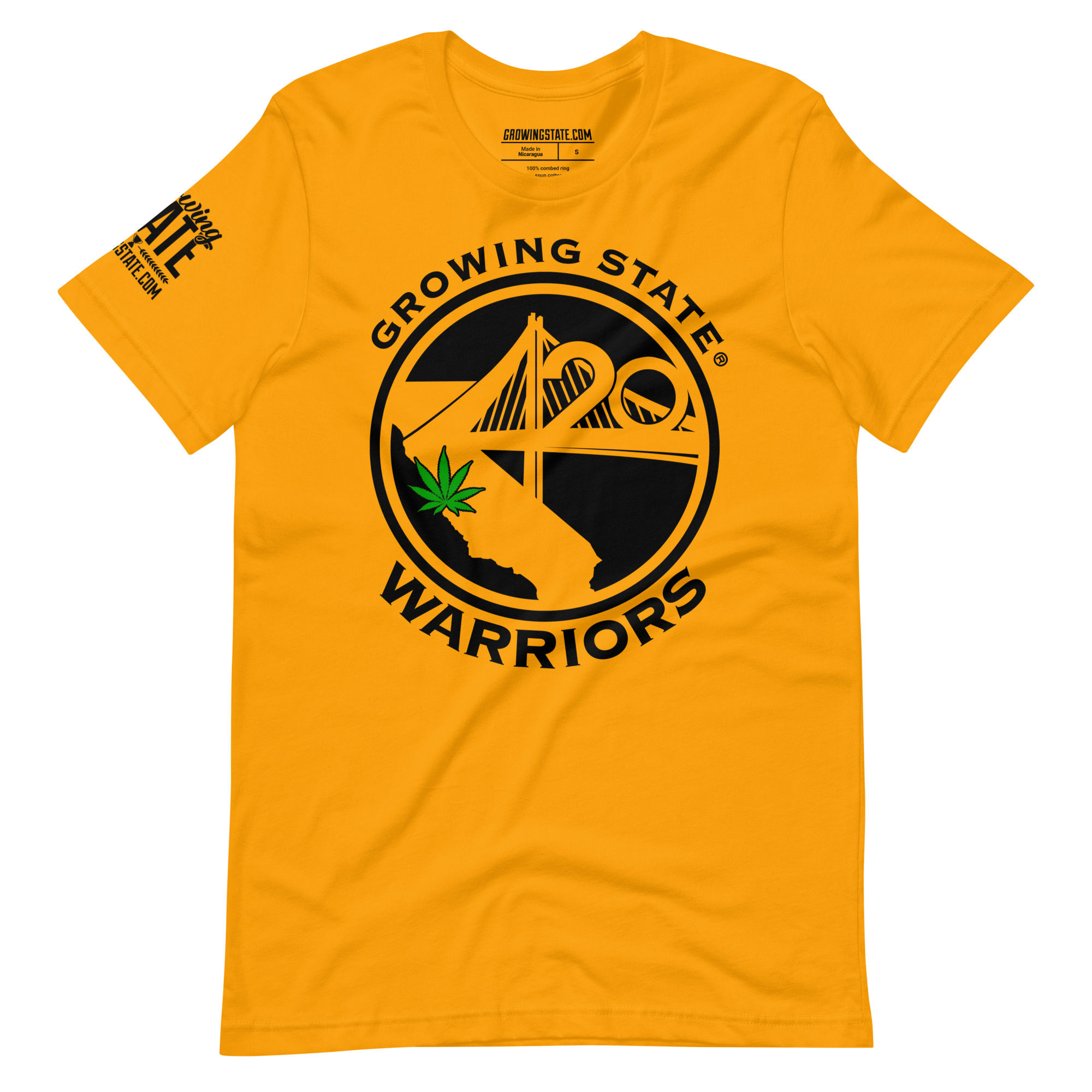 GROWING STATE WARRIORS T-SHIRT | Black Logo
