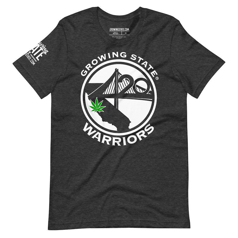 Thumbnail: GROWING STATE WARRIORS T-shirt | White Logo