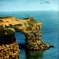 Tarkhankun - An Artist Painting Absolutely Nothing.Oil