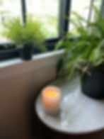 Relaxing home office.  Home office decor.  Home office rennovation.  Home Office update.  Home office plants.