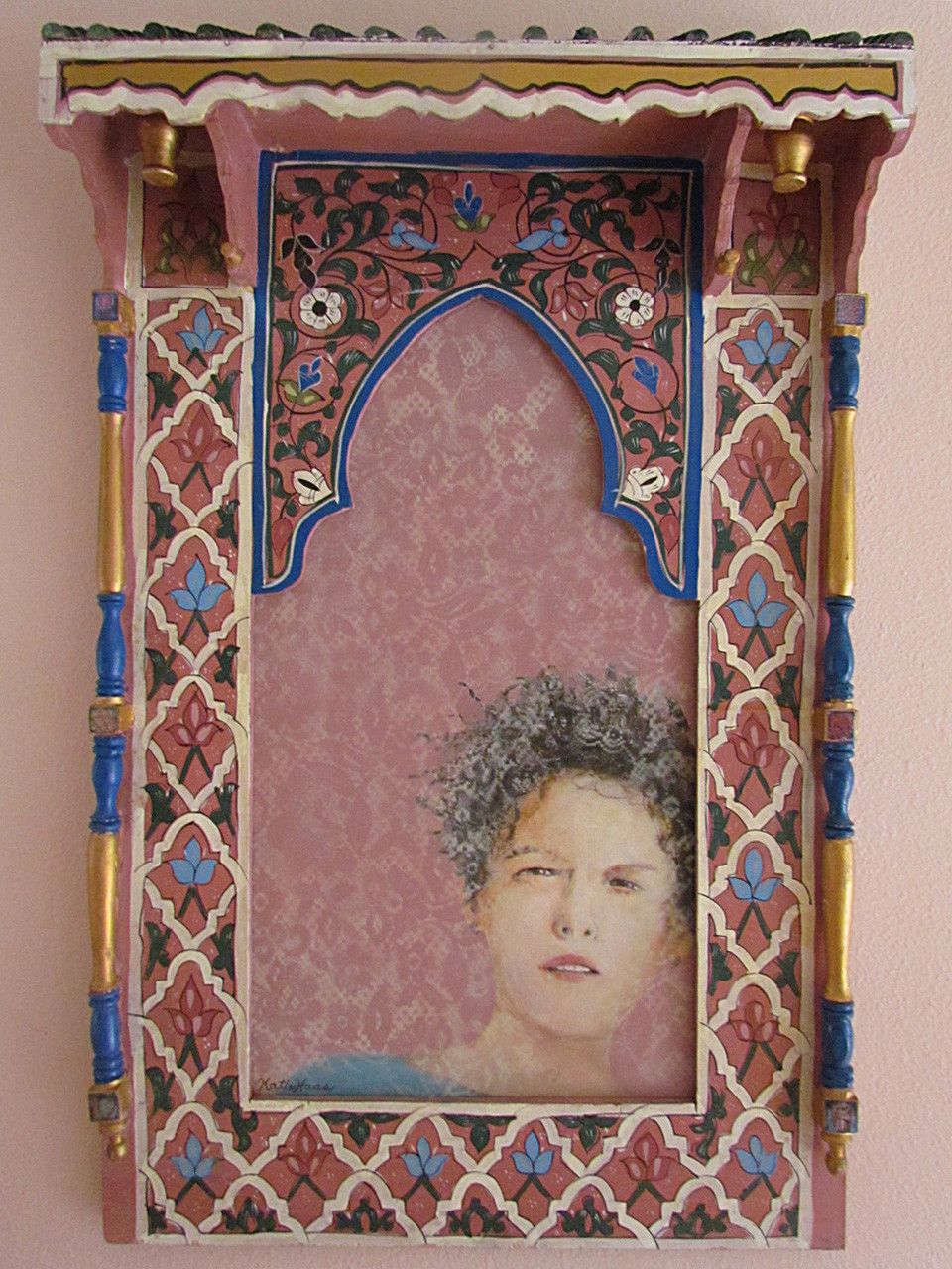Where Did I go? 40" X 24" acrylic and collage